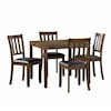 Homelegance Furniture Faust 5-Piece Dinette Set