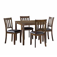 Transitional 5-Piece Dinette Set