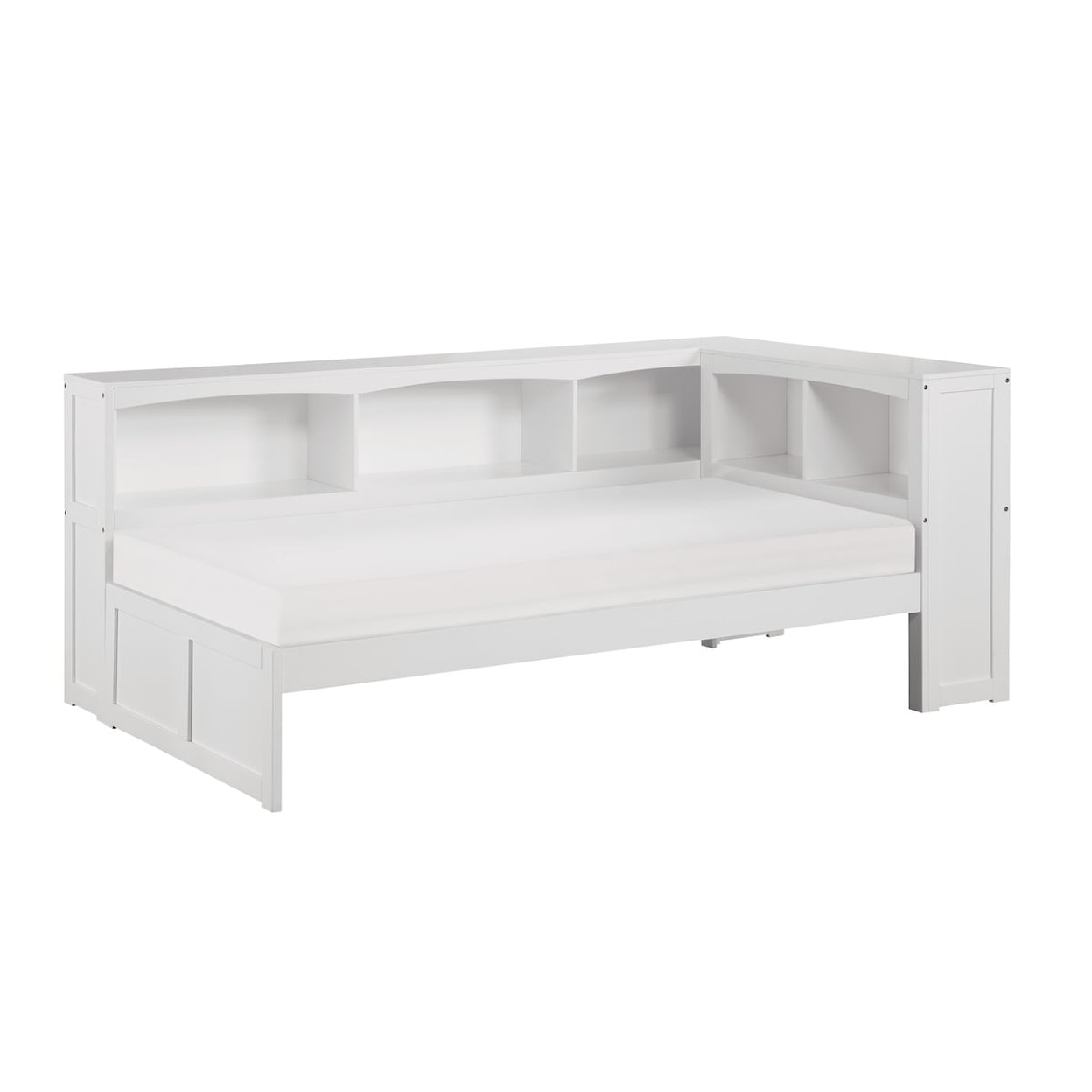 Homelegance Galen Twin Bookcase Corner Bed