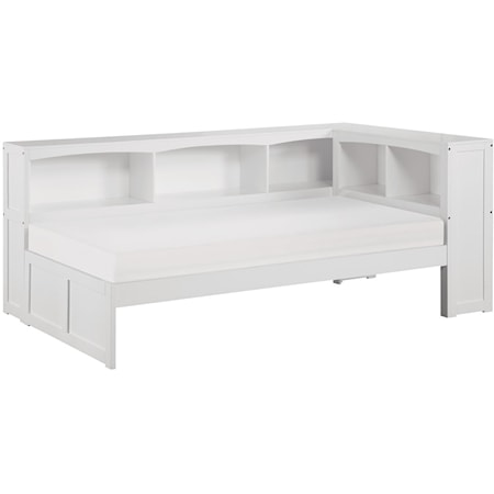 Twin Bookcase Corner Bed