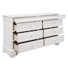 Homelegance Furniture Lana 6-Drawer Dresser