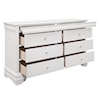 Homelegance Lana 6-Drawer Dresser