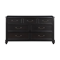 Traditional 7-Dovetail Drawer Dresser with Ball Bearing Glides