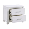 Homelegance Prism 2-Drawer Nightstand