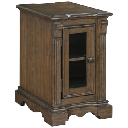 Classic Chairside Cabinet Table