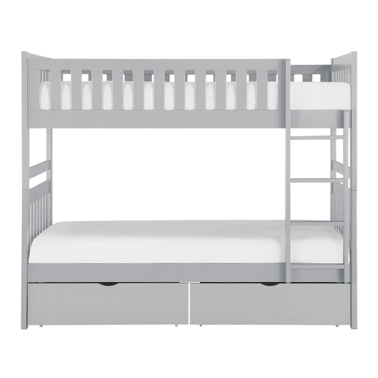 Homelegance Orion Twin/Twin Bunk Bed with Storage Boxes