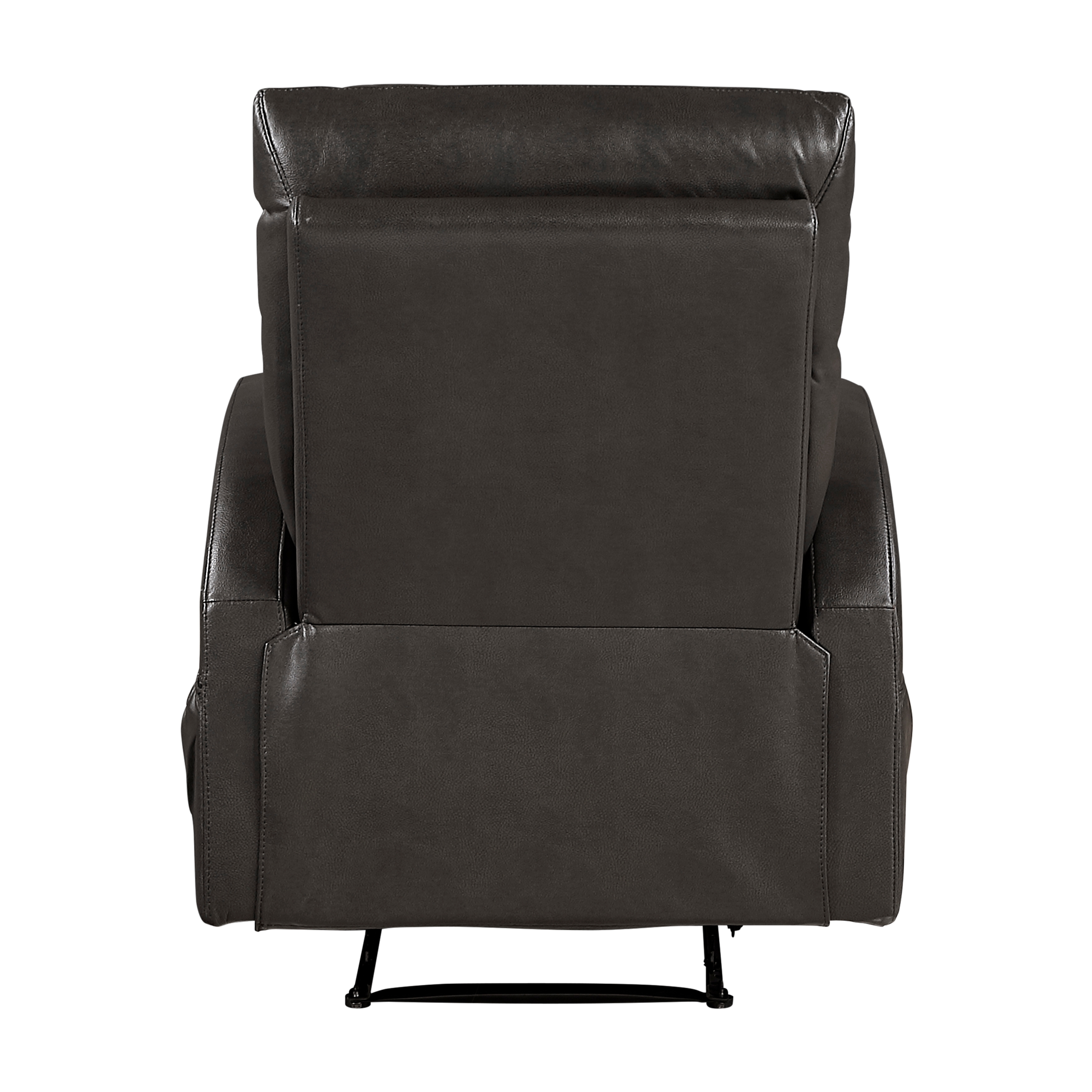 Homelegance Allen Faux-Leather Wall-Hugging Manual Recliner