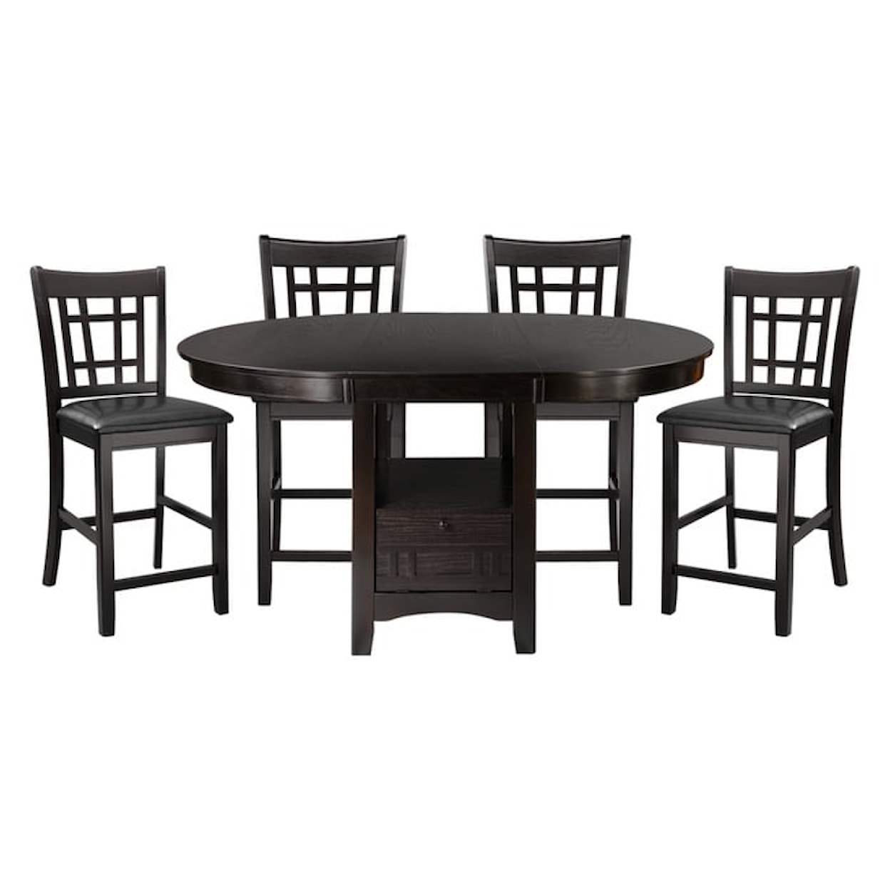 Homelegance Furniture Junipero 5-Piece Counter Height Dining Set