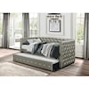 Homelegance Trill Daybed with Trundle & Button Tufting