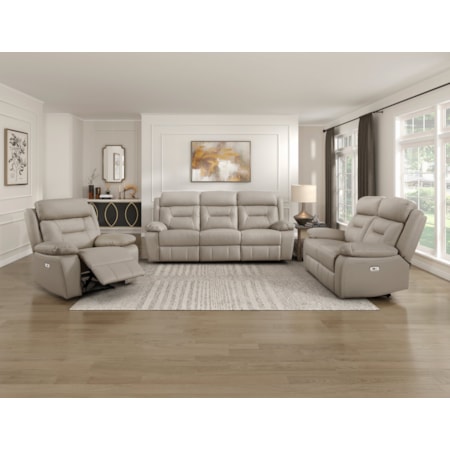 Dual Power Reclining Loveseat