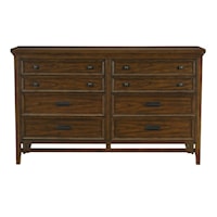 Transitional 6-Drawer Dresser