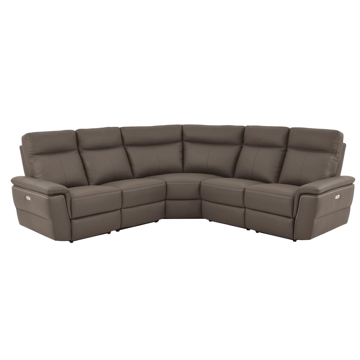 Homelegance Furniture Olympia 5-Piece Power Reclining Sectional