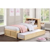 Homelegance Bartly Twin Bookcase Bed with Twin Trundle