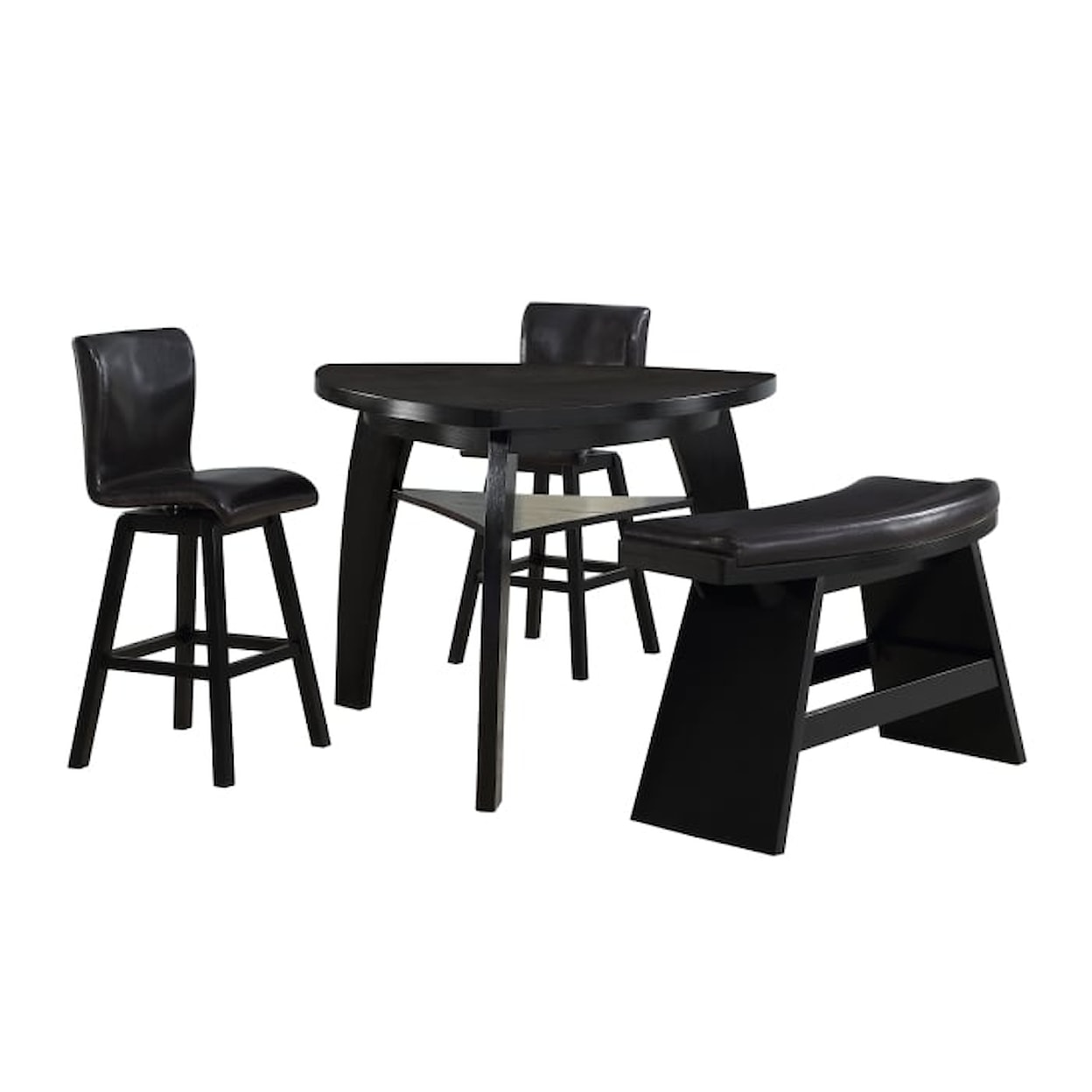 Homelegance Furniture Hillshaw 4-Piece Dining Set