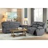 Homelegance Discus Double Reclining Sofa