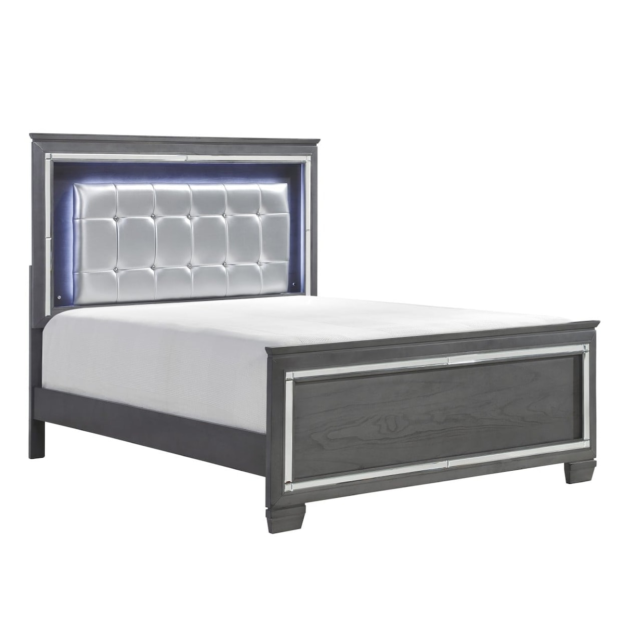 Homelegance Furniture Allura California King Bed with Led Lighting