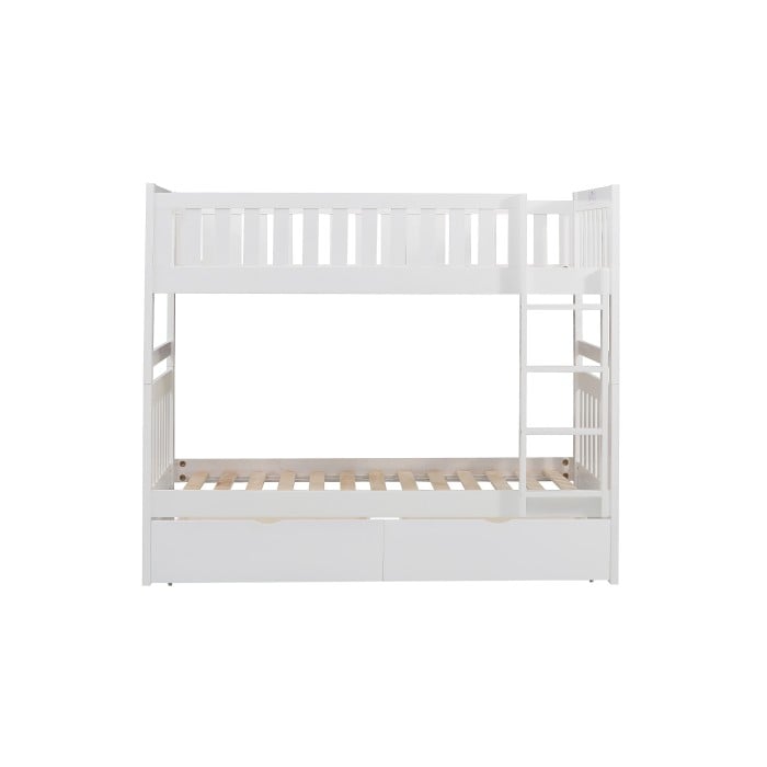Homelegance Galen Twin/Twin Bunk Bed with Storage Boxes