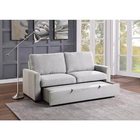 Convertible Studio Sofa with Pull-out Bed