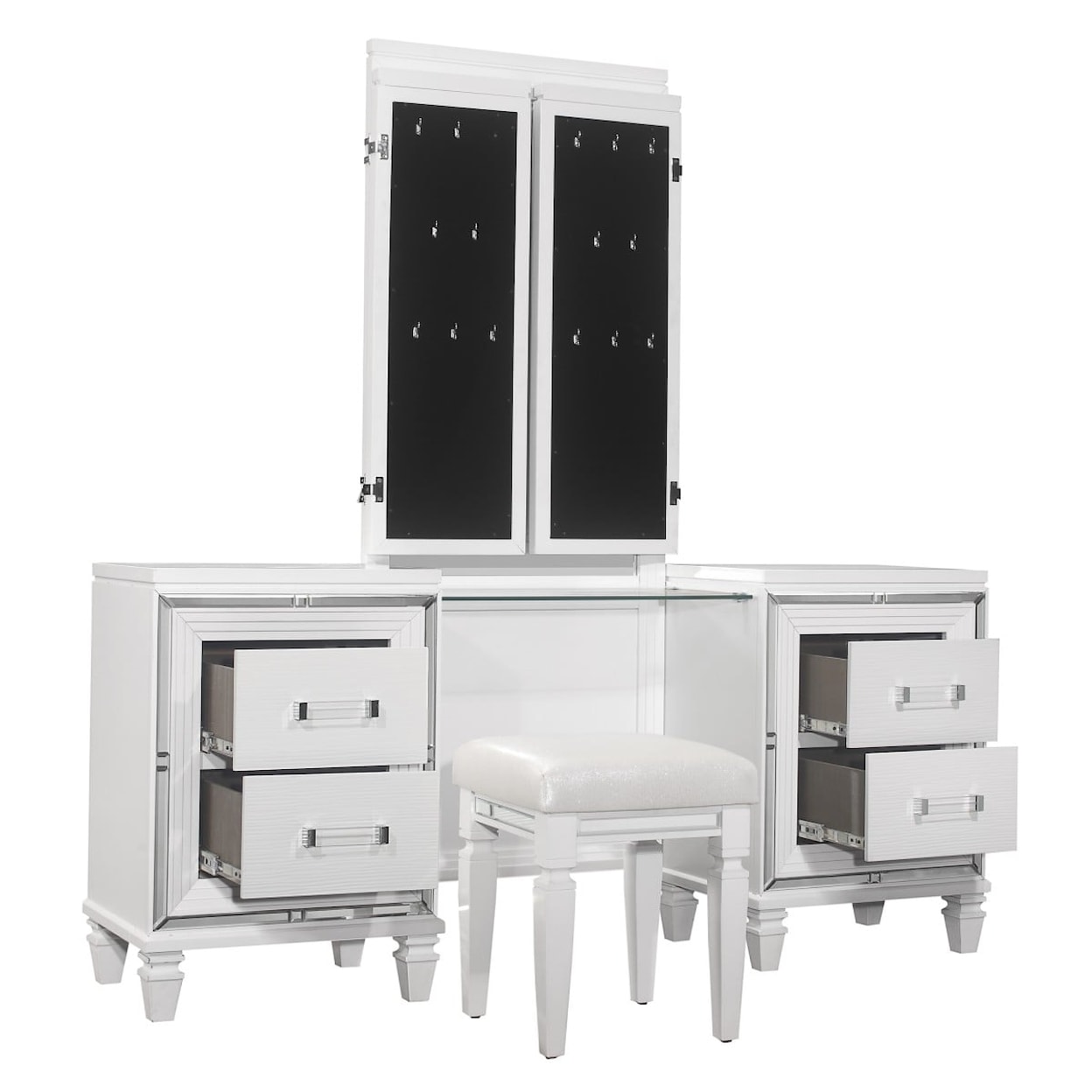 Homelegance Tamsin Vanity Dresser with Mirror