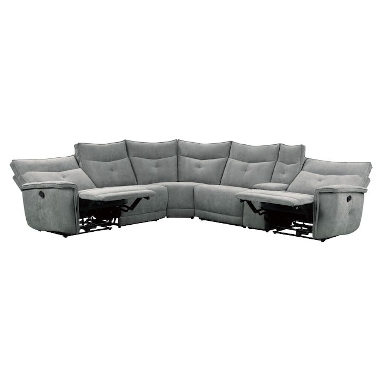 Homelegance Furniture Tesoro 6-Piece Modular Reclining Sectional