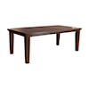 Homelegance Furniture Ameillia Dining Table, Dark Oak Finish