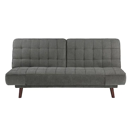 Transitional Futon with Tufted Detailing