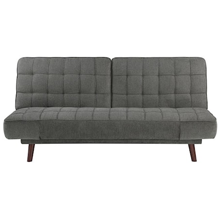 Transitional Futon with Tufted Detailing