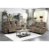 Homelegance Furniture Shola Double Reclining Sofa