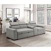 Homelegance Farrah 2-Piece Sofa with Right Console