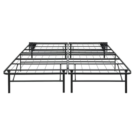 King Foldable Metal Platform Bed Frame