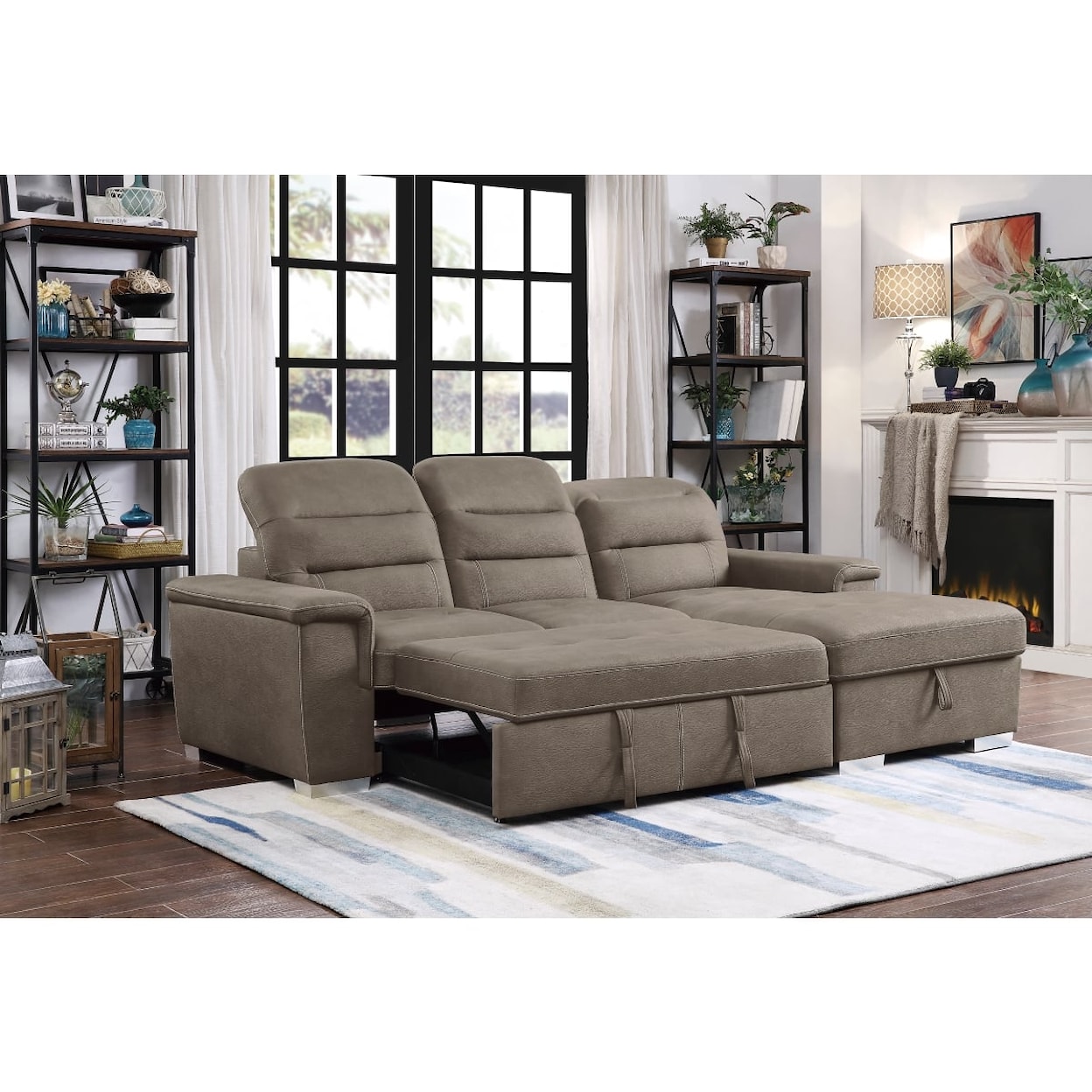 Homelegance Furniture Alfio 2-Piece Sectional