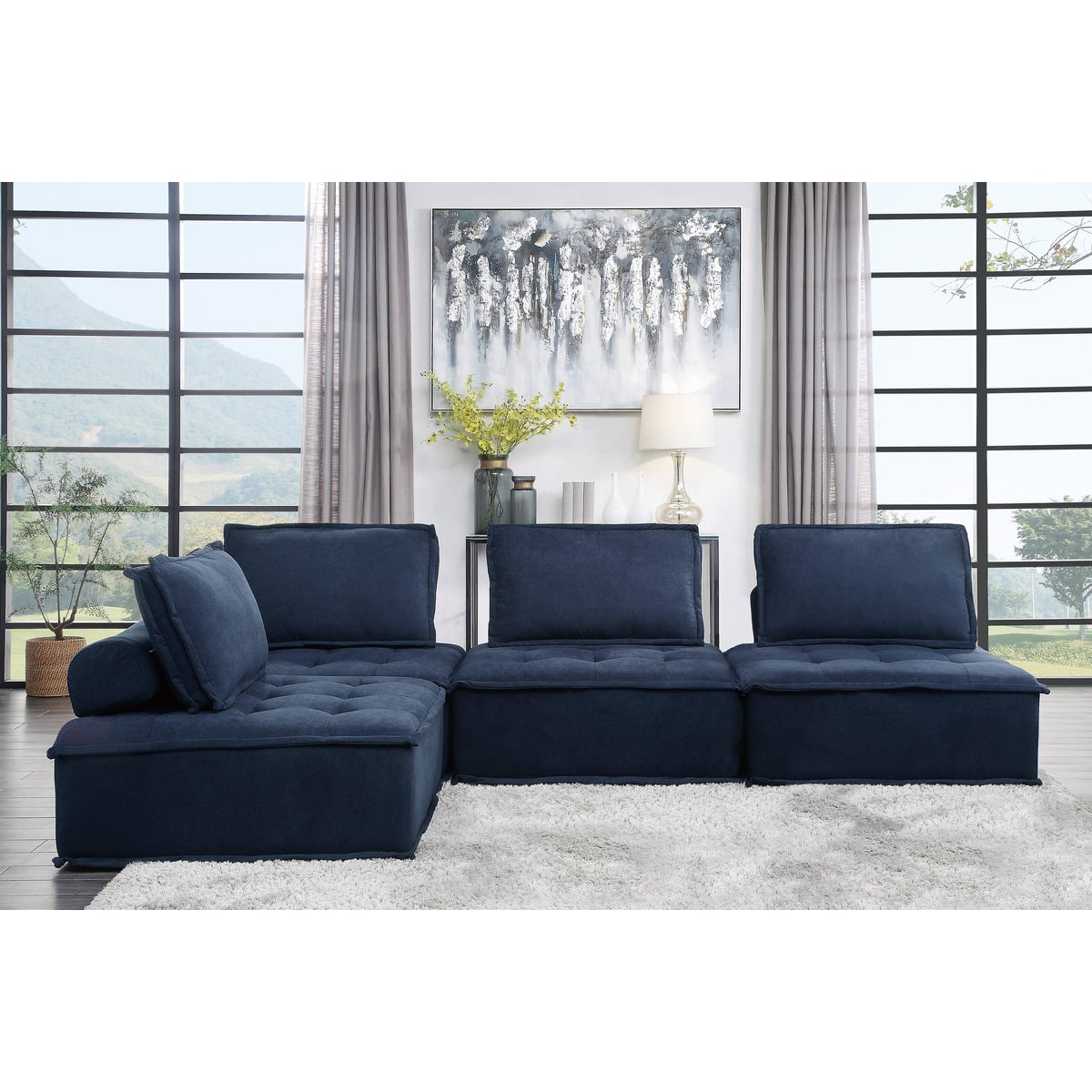 4-Piece Sectional Sofa