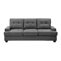 Transitional Sofa with Drop-Down Back
