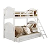 Homelegance Clementine Twin/Twin Bunk Bed with Twin Trundle
