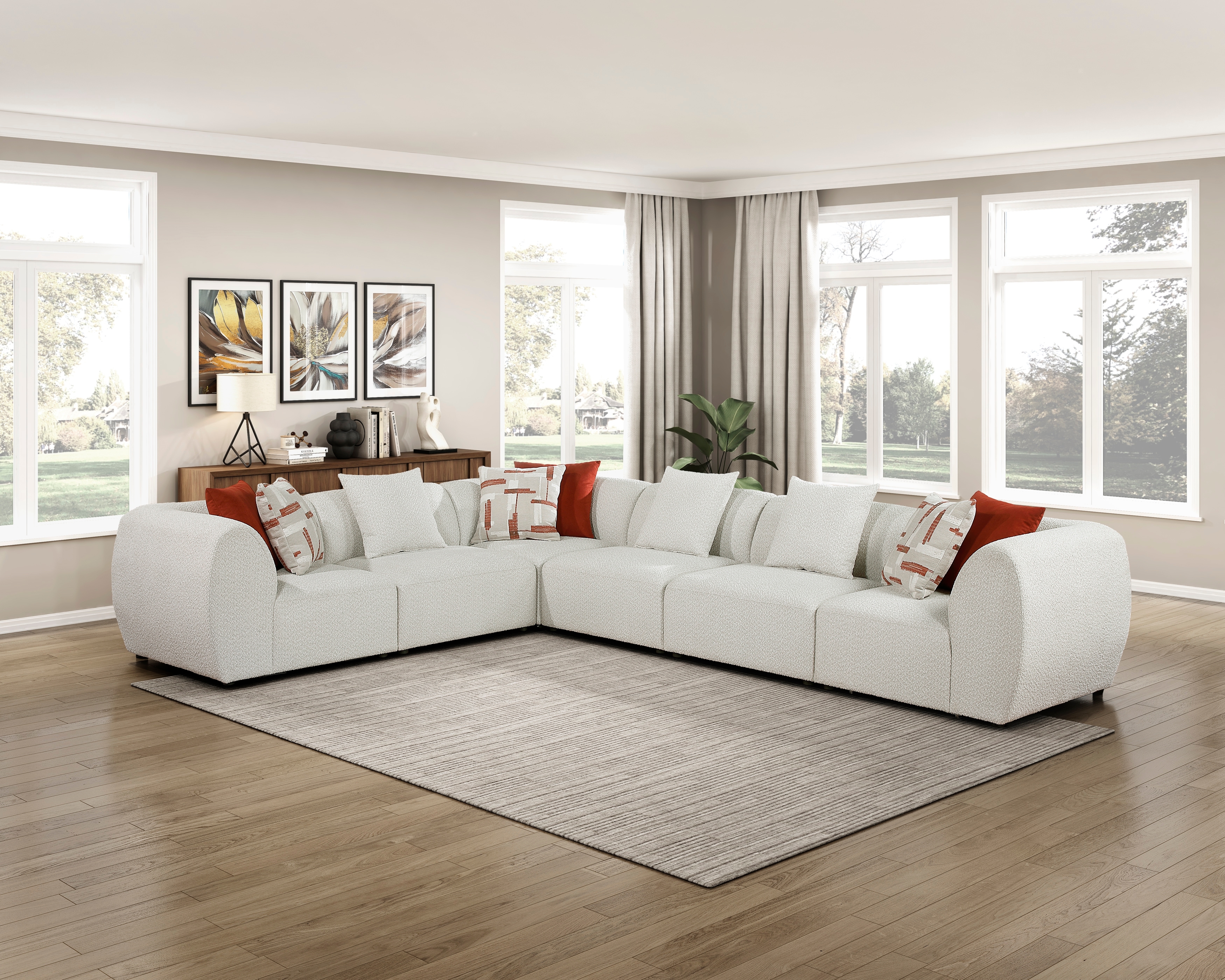 Homelegance Franz 6-Piece Sectional Sofa