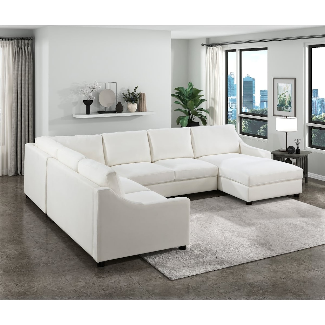 Homelegance Zayden 4-Piece Sectional Sofa