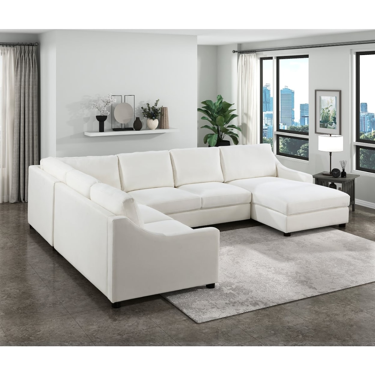 Homelegance Furniture Zayden 4-Piece Sectional Sofa