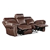 Homelegance Furniture Granville Double Reclining Sofa