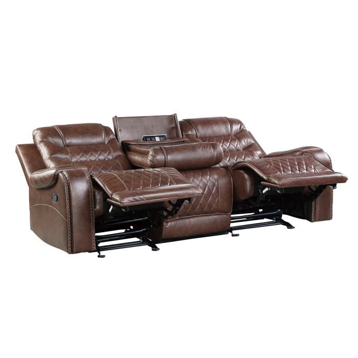 Homelegance Putnam 3-Piece Manual Reclining Living Room Set