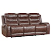 Homelegance Putnam Double Reclining Sofa