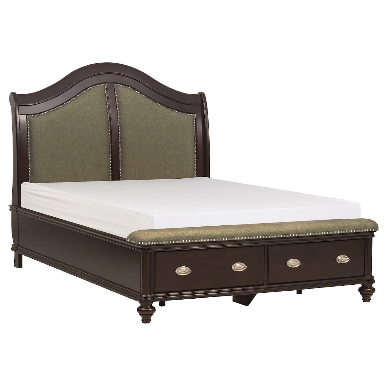 Homelegance Furniture Marston King Sleigh  Bed