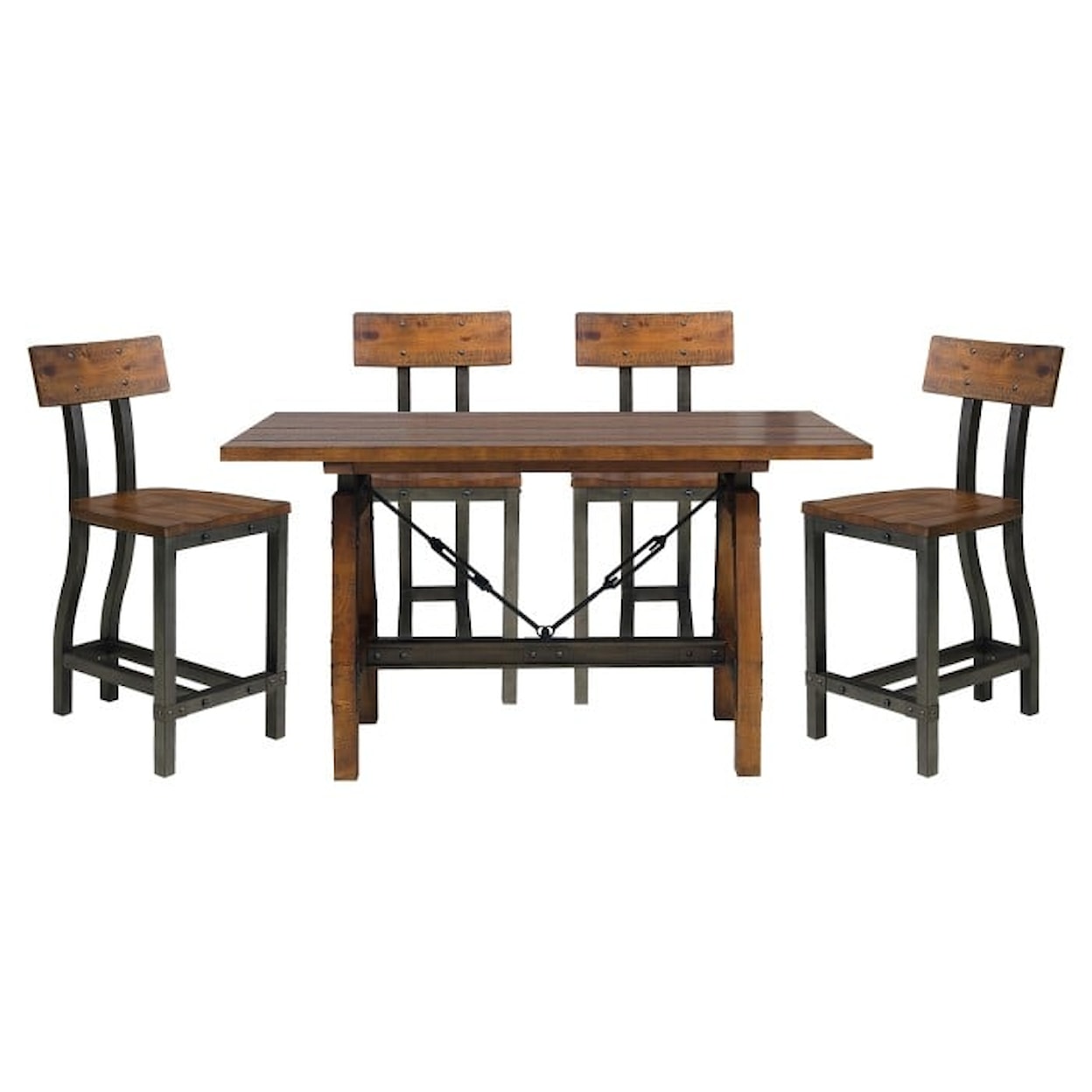 Homelegance Furniture Holverson 5-Piece Dining Set