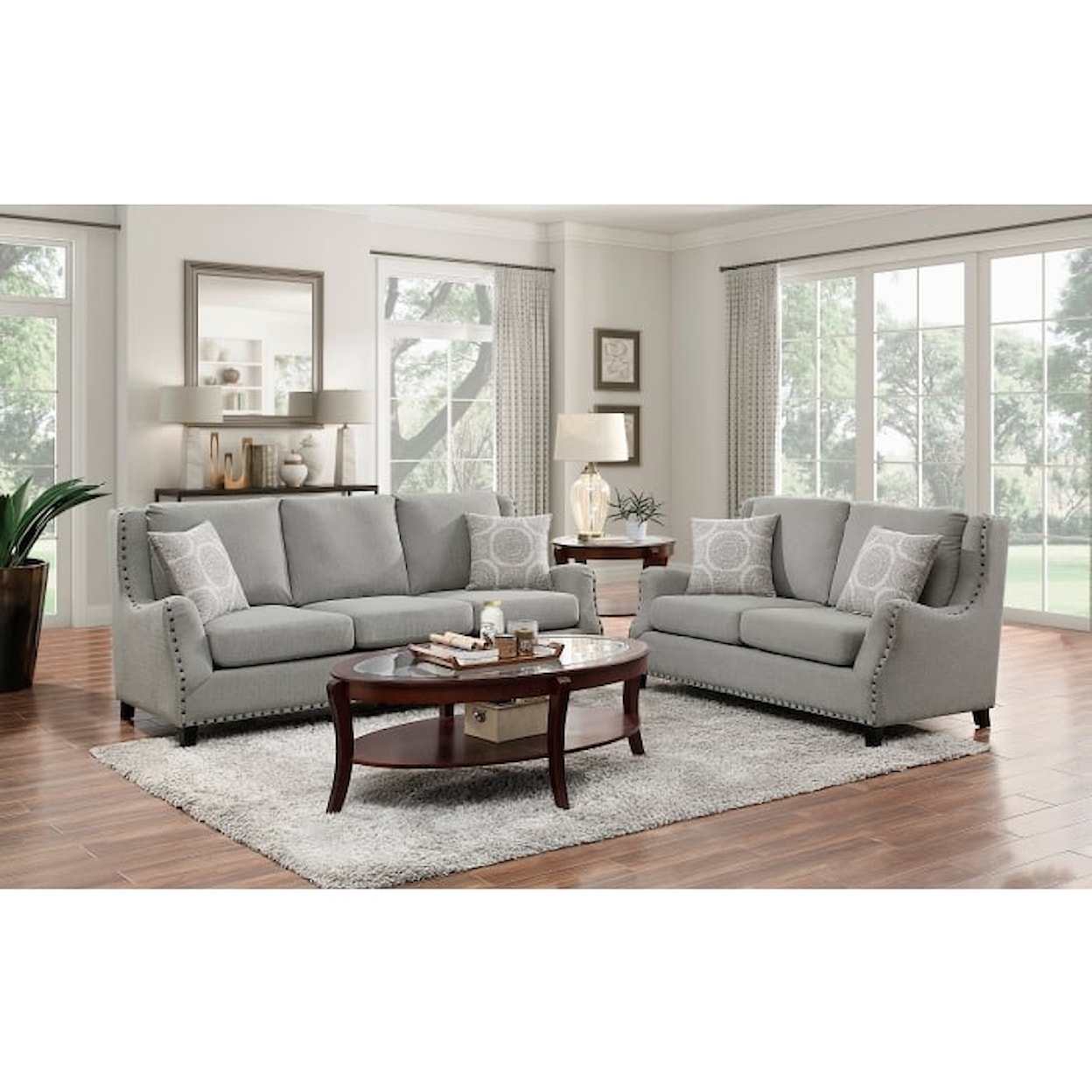 Homelegance Furniture Halton 2-Piece Living Room Set