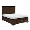 Homelegance Furniture Eunice CA King  Bed with FB Storage