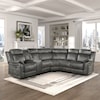 Homelegance Centeroak 3-Piece Reclining Sectional Sofa
