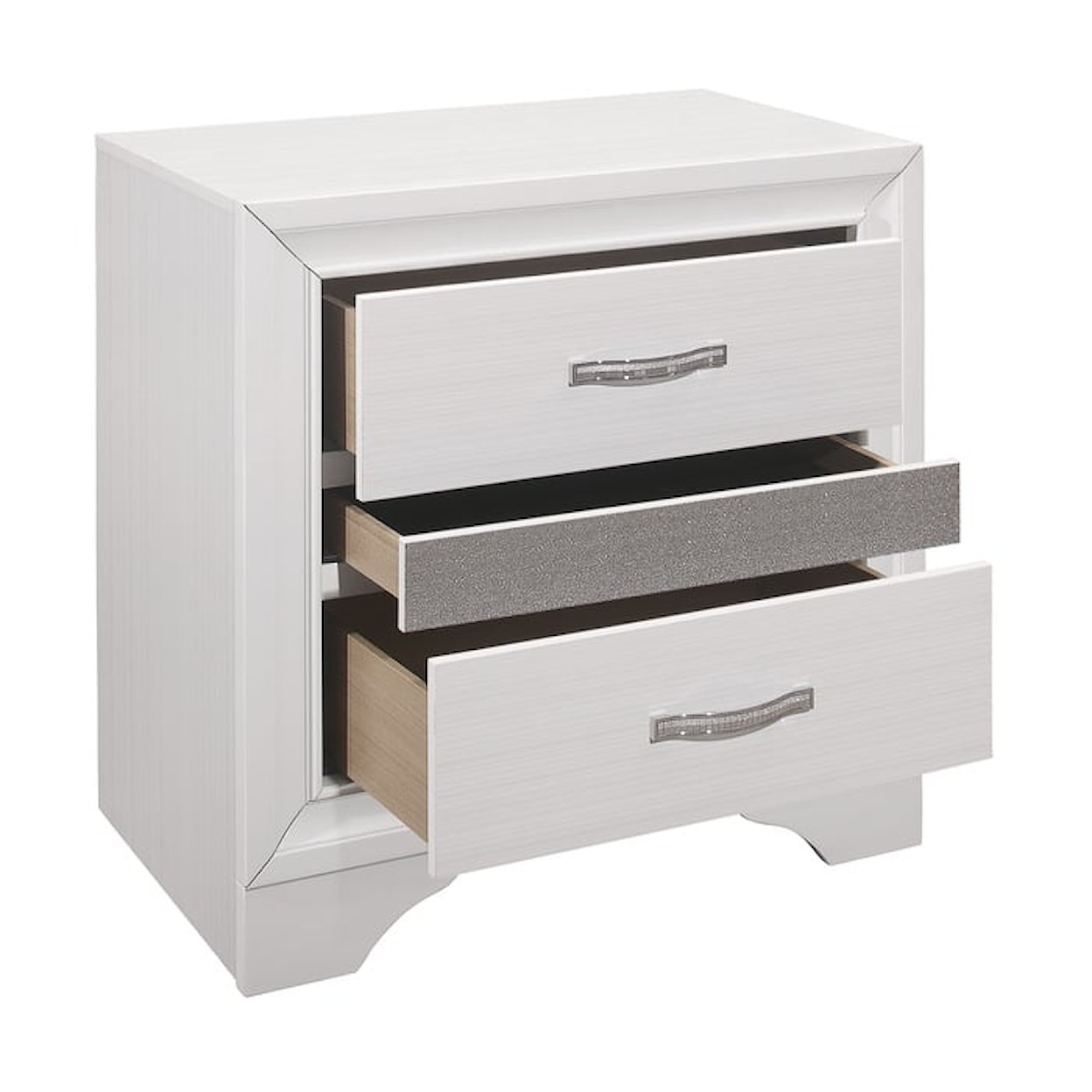 Homelegance Furniture Luster Nightstand