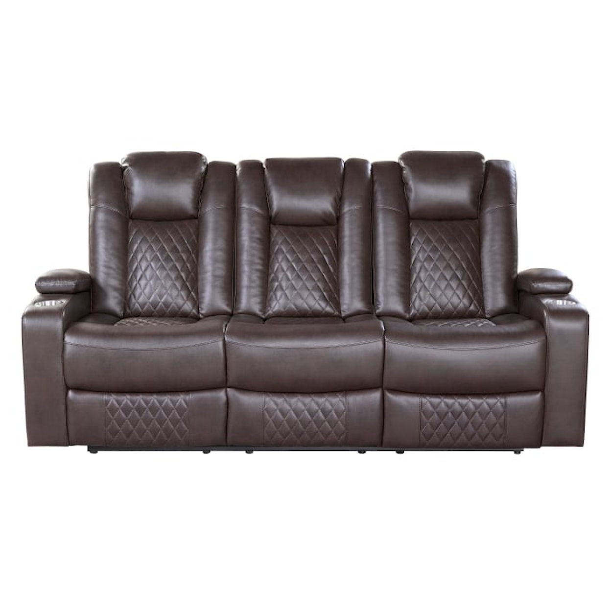 Homelegance Furniture Caelan Double Reclining Sofa