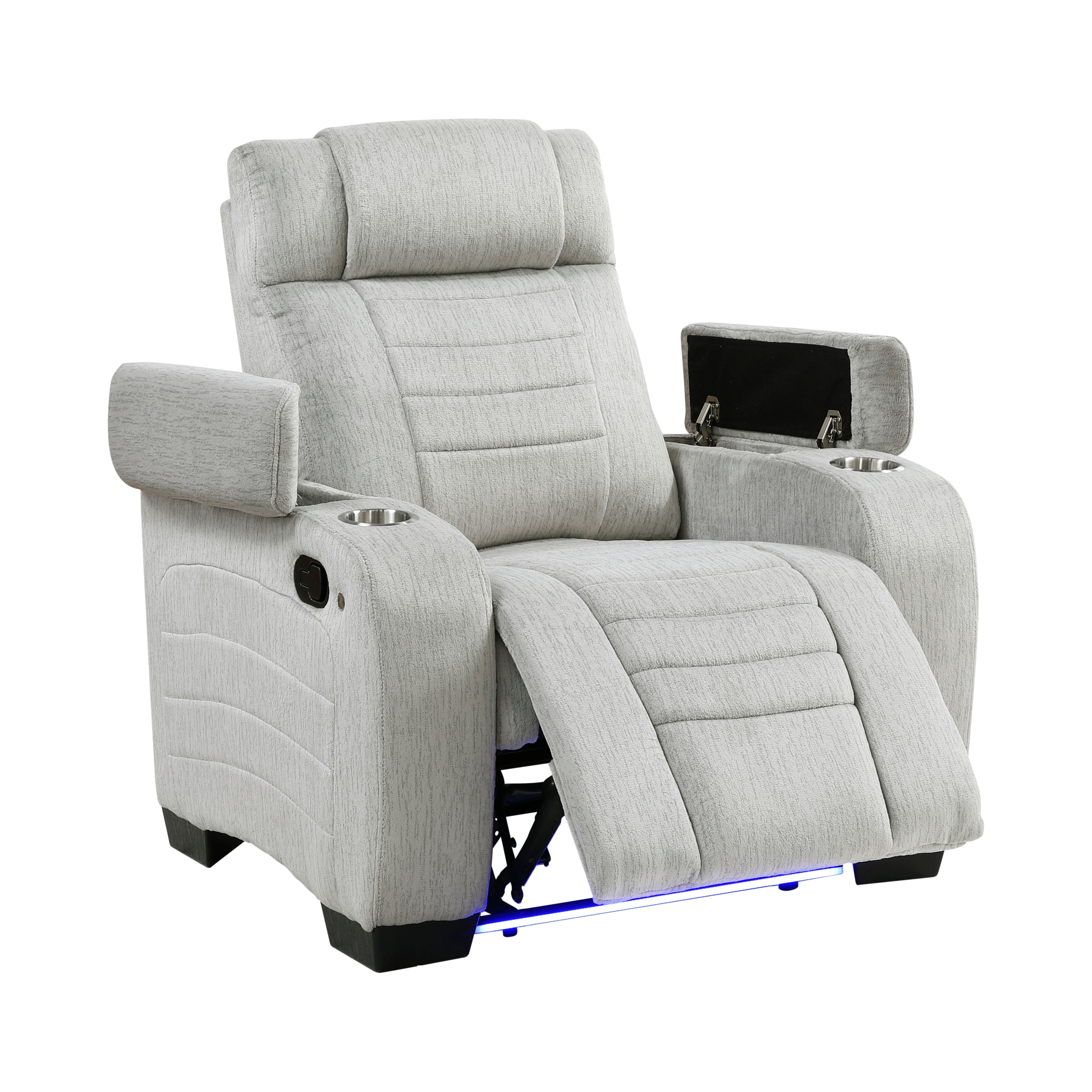 Manual Recliner with LED Lights