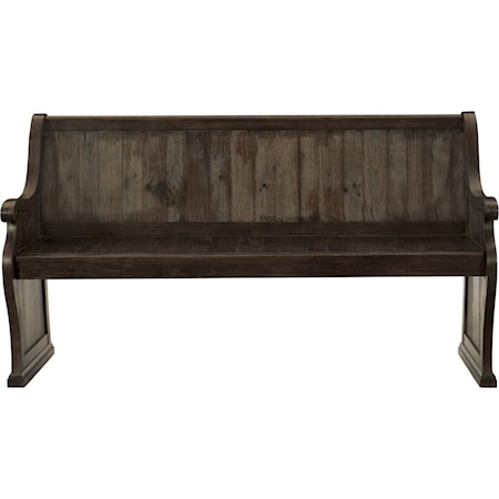 Dining Bench with Arms