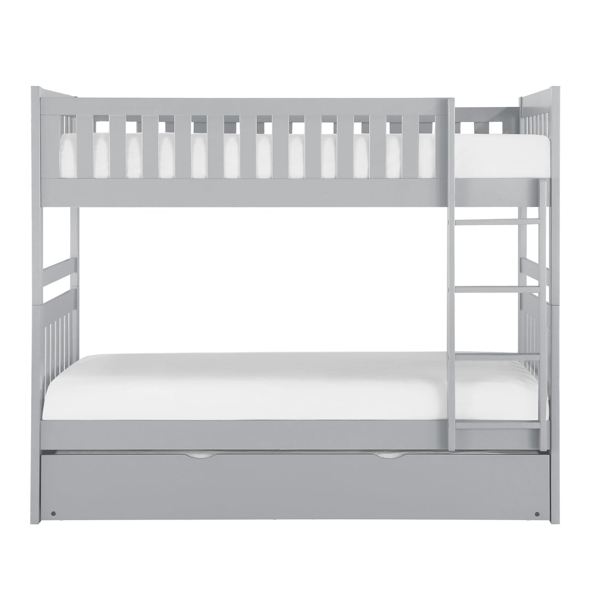 Twin Over Twin Bunk Bed with Twin Trundle